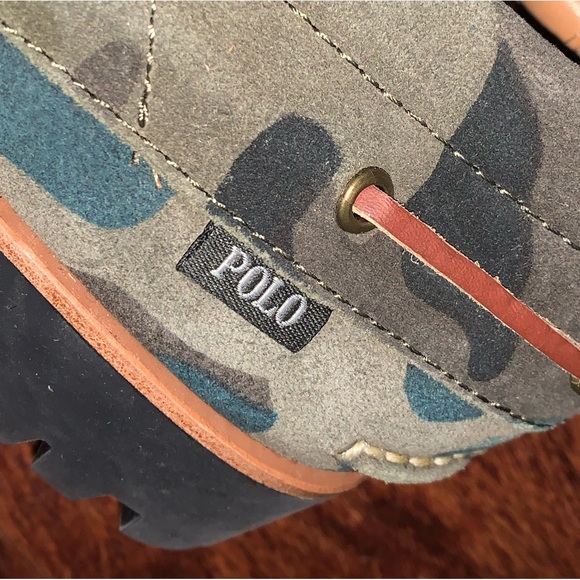 Ralph Lauren Polo shoes camo - size 12 - Picture 3 of 14